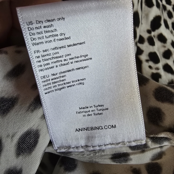 Anine Bing Leopard Print Kingston Dress size XS - Picture 14 of 14